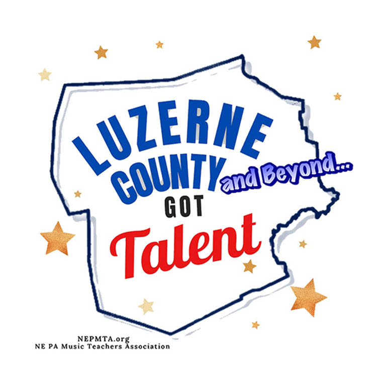 The Luzerne County and Beyond Got Talent logo, featuring the event's name inside an outline of Luzerne County.